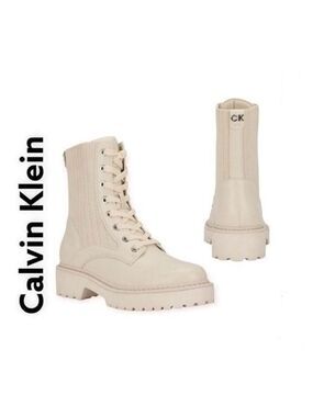 Calvin Klein Lace-up Boots size 9.5